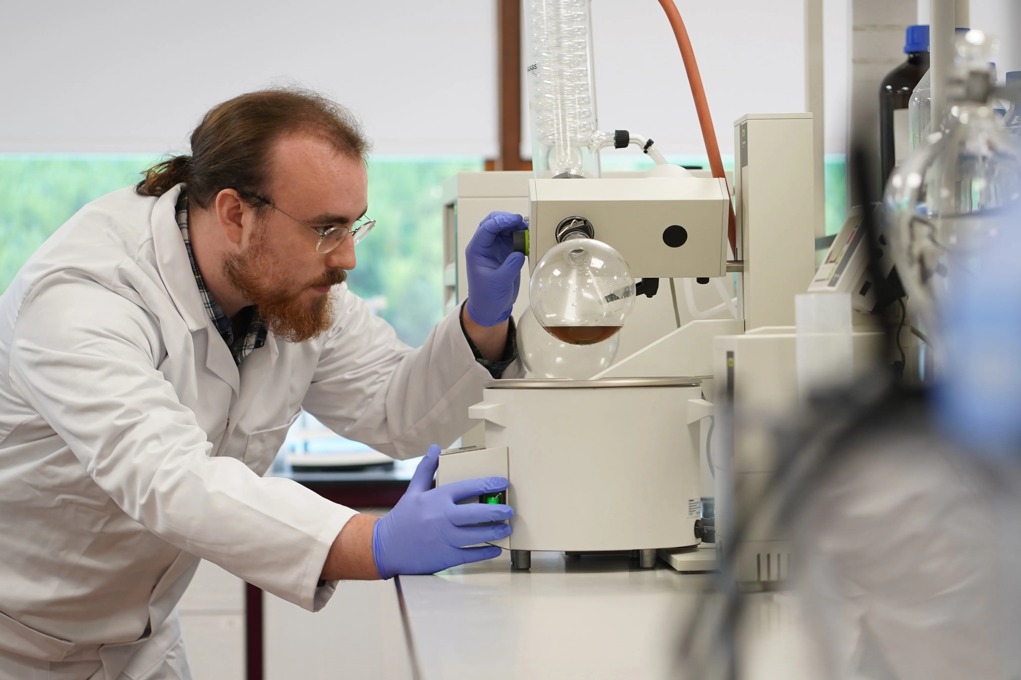 Euan McElroy, a production assistant working at Green Bioactives Ltd
